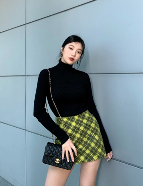 [조이]chanel 클래식 탑핸들 미니 플랩 백(블랙/금장/램스킨)