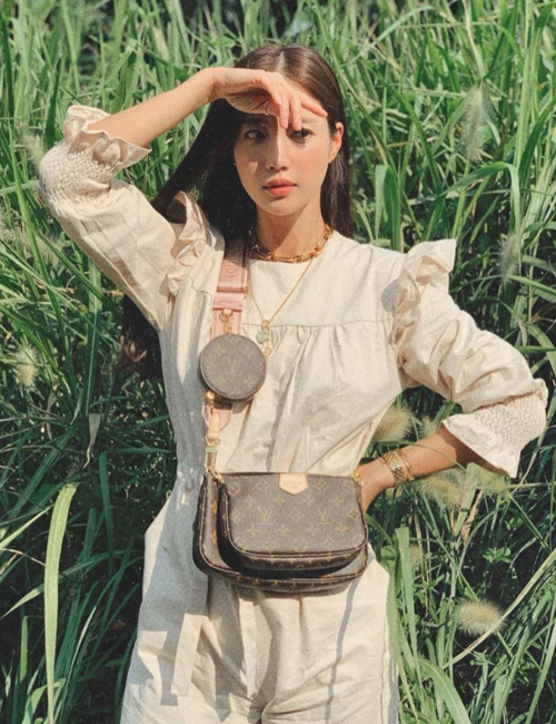 [기은세]louis vuitton 멀티 포쉐트 악세수아 모노그램(로즈 클레르)