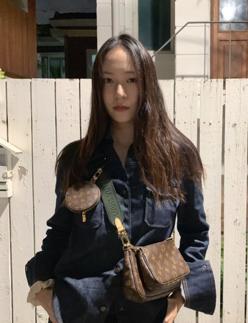 [크리스탈]louis vuitton 멀티 포쉐트 악세수아 모노그램(카키)