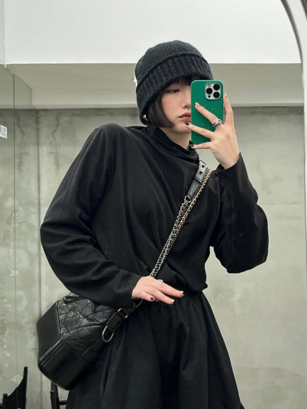 [chanel]*정품가죽* 가브리엘 호보백 라지(블랙/카프스킨)