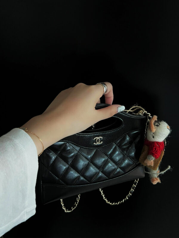 [chanel]31백 나노 CC 체인 백(블랙/금장/램스킨)